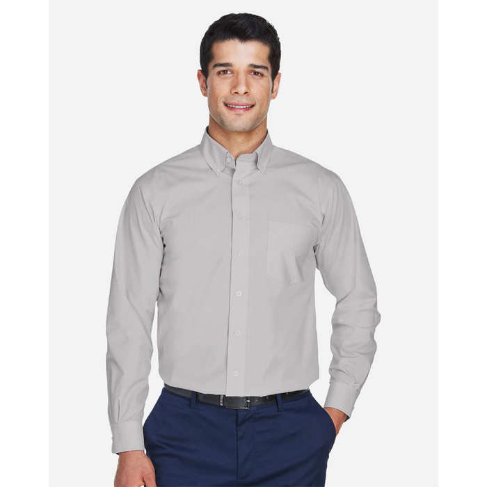 Men's Crown Collection® Broadcloth Woven Dress Shirt - 