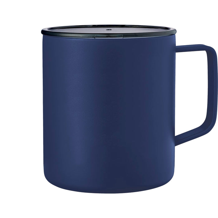 Front and Blank view of the Rover Copper Vacuum Insulated Camp Mug 14oz