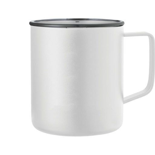 Front and Blank view of the Rover Copper Vacuum Insulated Camp Mug 14oz