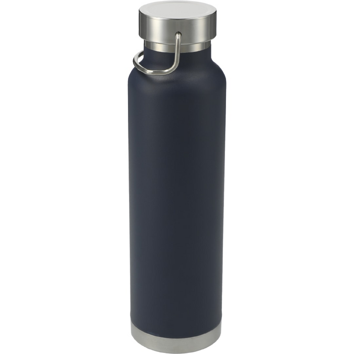 Front and Blank view of the Thor Copper Vacuum Insulated Bottle 22oz