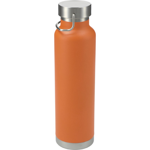 Front and Blank view of the Thor Copper Vacuum Insulated Bottle 22oz
