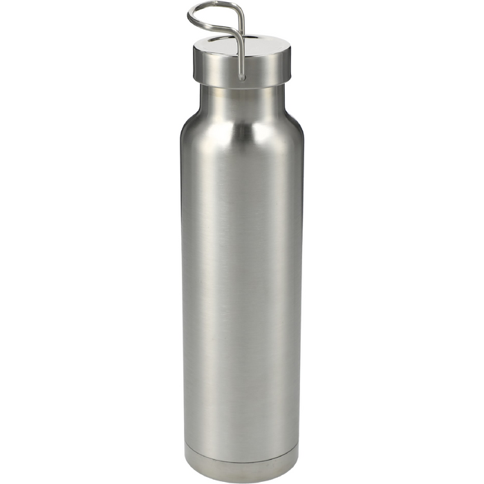 Back and Blank view of the Thor Copper Vacuum Insulated Bottle 22oz