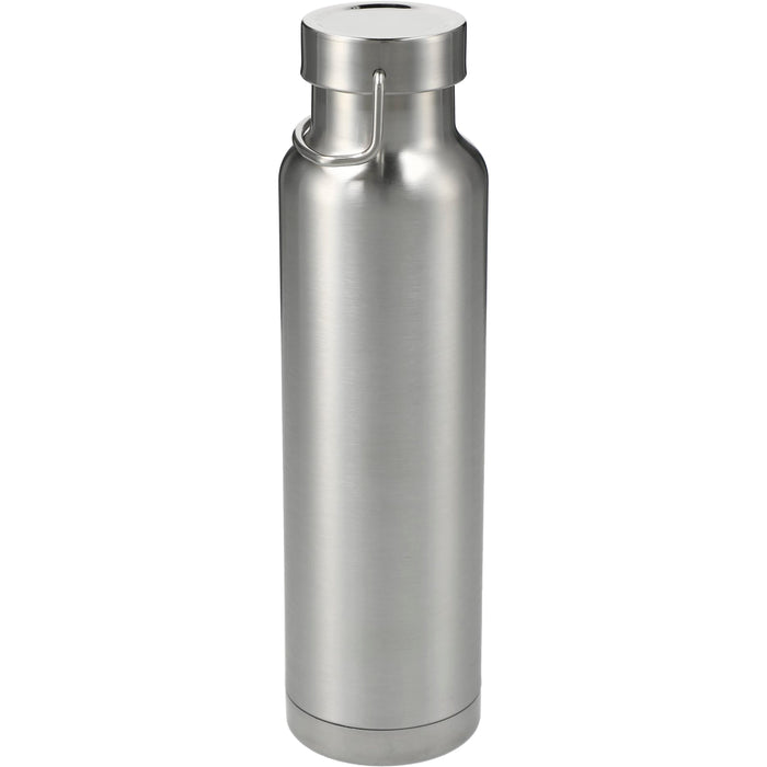 Front and Blank view of the Thor Copper Vacuum Insulated Bottle 22oz