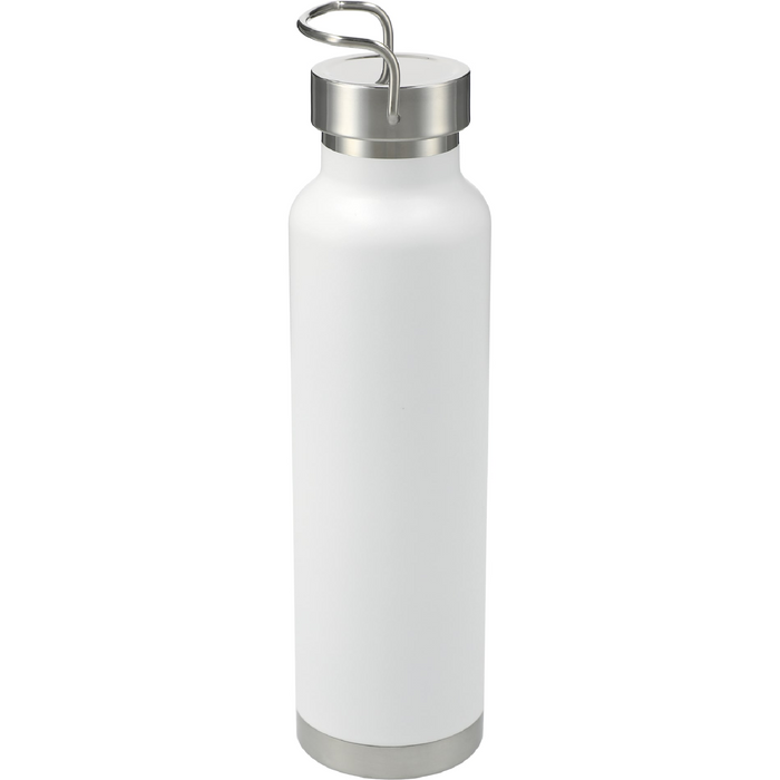 Back and Blank view of the Thor Copper Vacuum Insulated Bottle 22oz