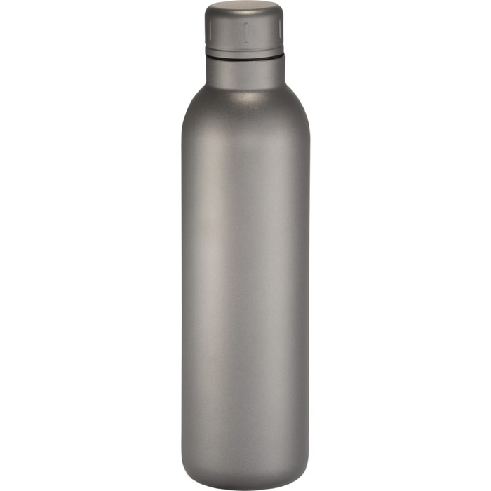 Front and Blank view of the Thor Copper Vacuum Insulated Bottle 17oz
