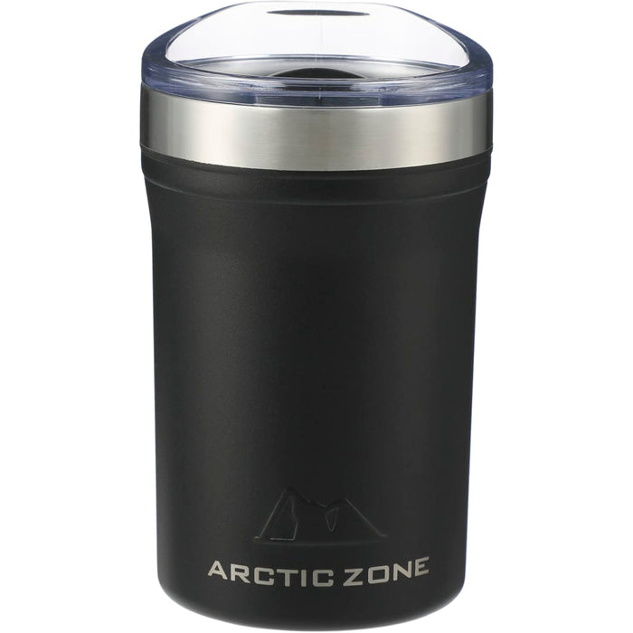 Back and Blank view of the Arctic Zone® Titan Thermal HP® 2 in 1 Cooler 12oz