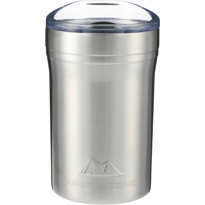 Back and Blank view of the Arctic Zone® Titan Thermal HP® 2 in 1 Cooler 12oz