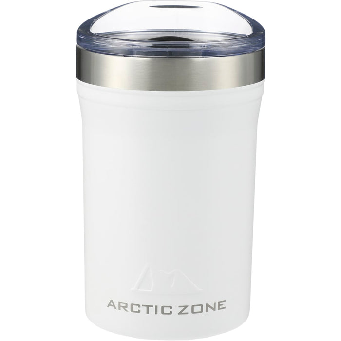 Back and Blank view of the Arctic Zone® Titan Thermal HP® 2 in 1 Cooler 12oz