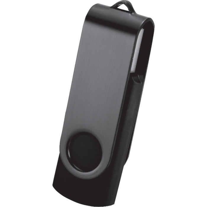 Angle-Right and Blank view of the Rotate 2Tone Flash Drive 4GB