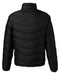 Rear and Blank view of the Spyder Men's Pelmo Insulated Puffer Jacket