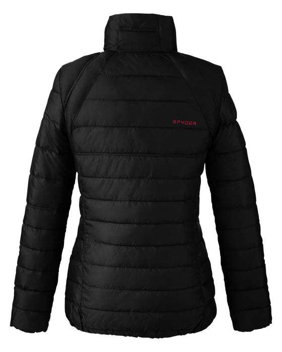 Rear and Blank view of the Spyder Ladies' Insulated Puffer Jacket