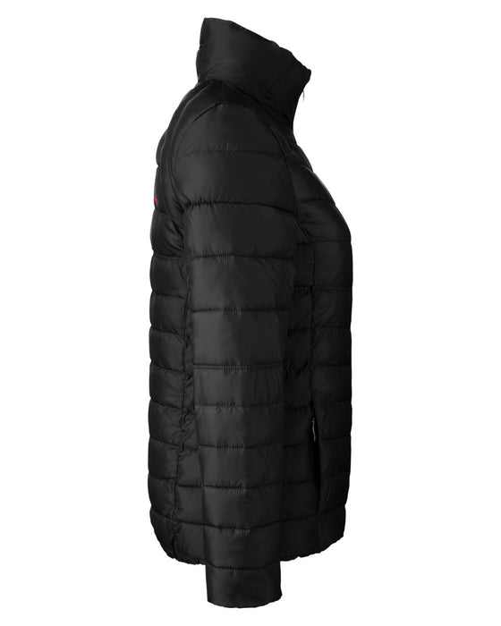 Right and Blank view of the Spyder Ladies' Insulated Puffer Jacket