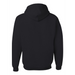 Rear view of the JERZEES NuBlend® Hooded Sweatshirt - 