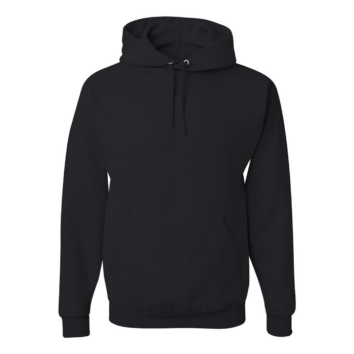 Front view of the JERZEES NuBlend® Hooded Sweatshirt - 