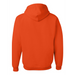 Rear view of the JERZEES NuBlend® Hooded Sweatshirt - 