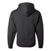 Rear view of the JERZEES NuBlend® Hooded Sweatshirt - 