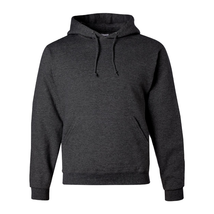 Front view of the JERZEES NuBlend® Hooded Sweatshirt - 