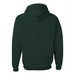 Rear view of the JERZEES NuBlend® Hooded Sweatshirt - 