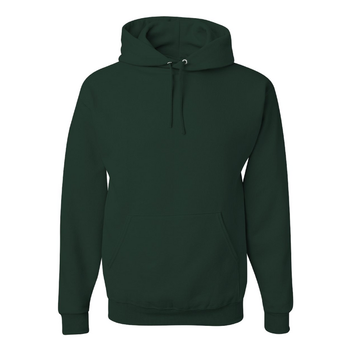 Front view of the JERZEES NuBlend® Hooded Sweatshirt - 