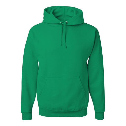 Front view of the JERZEES NuBlend® Hooded Sweatshirt - 