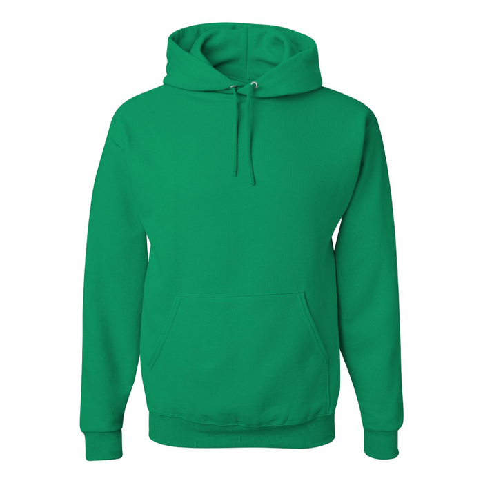 Front view of the JERZEES NuBlend® Hooded Sweatshirt - 