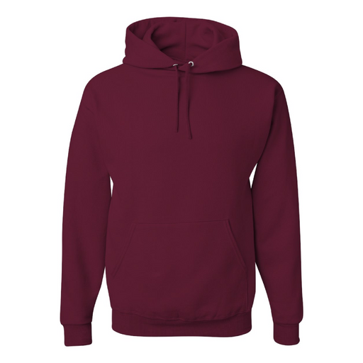 Front view of the JERZEES NuBlend® Hooded Sweatshirt - 