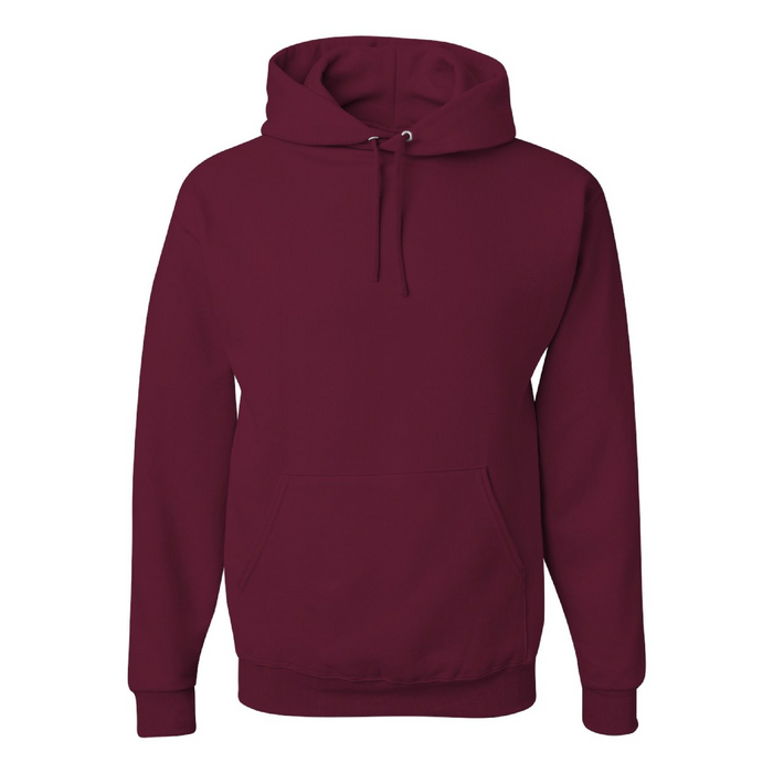Front view of the JERZEES NuBlend® Hooded Sweatshirt - 