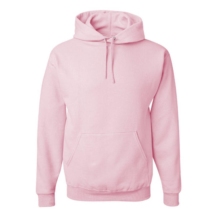 Front view of the JERZEES NuBlend® Hooded Sweatshirt - 