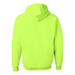 Rear view of the JERZEES NuBlend® Hooded Sweatshirt - 
