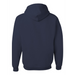 Rear view of the JERZEES NuBlend® Hooded Sweatshirt - 