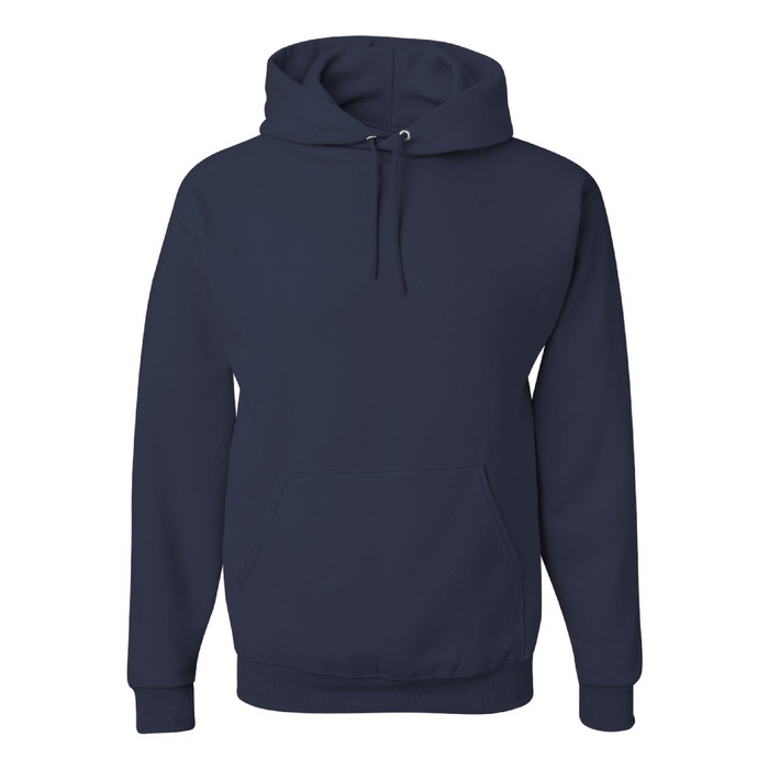 Front view of the JERZEES NuBlend® Hooded Sweatshirt - 