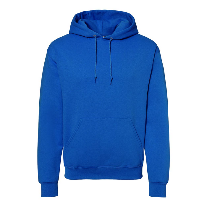 Front view of the JERZEES NuBlend® Hooded Sweatshirt - 