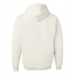 Rear view of the JERZEES NuBlend® Hooded Sweatshirt - 