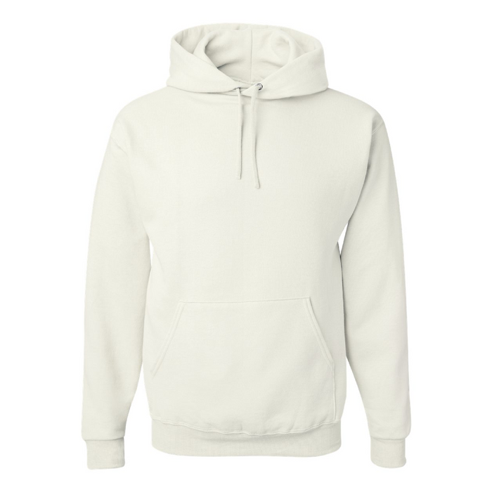 Front view of the JERZEES NuBlend® Hooded Sweatshirt - 