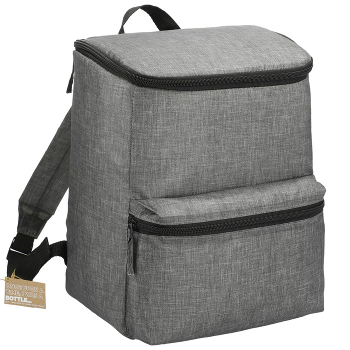 Angle-Right and Blank view of the Excursion Recycled 20 Can Backpack Cooler