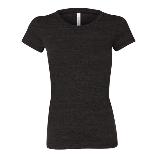 Front view of the BELLA + CANVAS Women's Triblend Tee - 