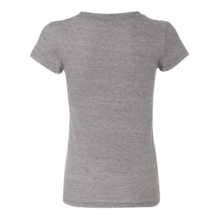 Rear view of the BELLA + CANVAS Women's Triblend Tee - 