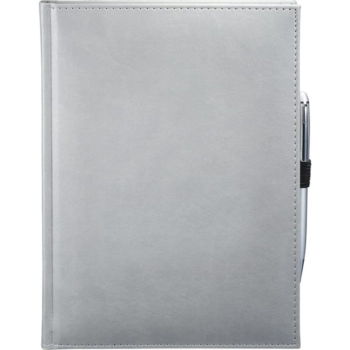 Front and Blank view of the Pedova 7" x 10" Pedova™ Large Bound JournalBook®