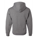 Rear view of the JERZEES NuBlend® Hooded Sweatshirt - 