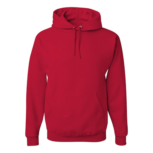 Front view of the JERZEES NuBlend® Hooded Sweatshirt - 