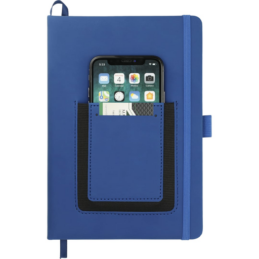 Front and Blank view of the 5.5" x 8.5" Vienna Phone Pocket Bound JournalBook®