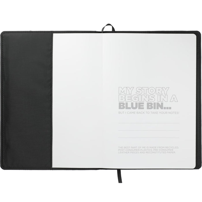 Front view of the 7" x 10" Reclaim RPET Refillable JournalBook®