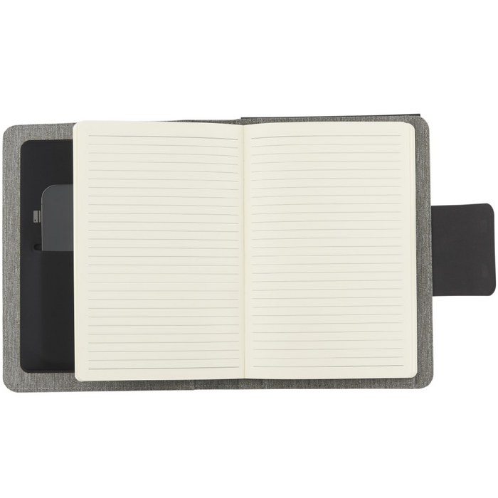 Front view of the Reclaim RPET MagClick Fast Wireless JournalBook