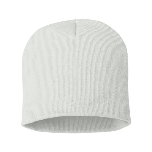 Front view of the 8" Beanie - 