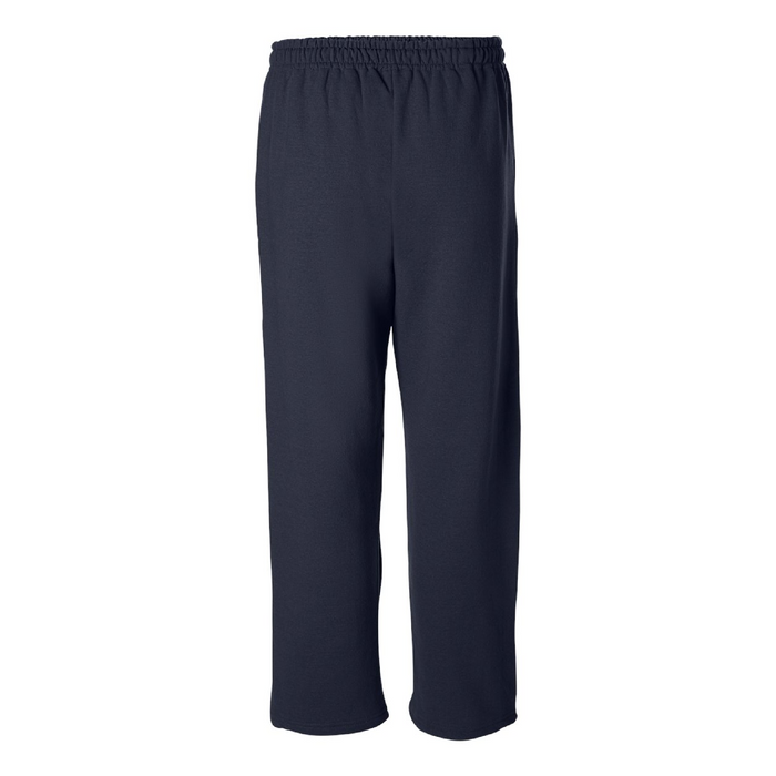 Rear view of the Gildan Heavy Blend™ Open-Bottom Sweatpants - 