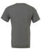 Rear and Blank view of the BELLA + CANVAS Unisex Heather CVC T-Shirt