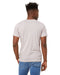 Rear view of the BELLA + CANVAS Unisex Heather CVC T-Shirt