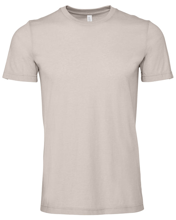 Front and Blank view of the BELLA + CANVAS Unisex Heather CVC T-Shirt