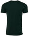 Rear and Blank view of the BELLA + CANVAS Unisex Heather CVC T-Shirt