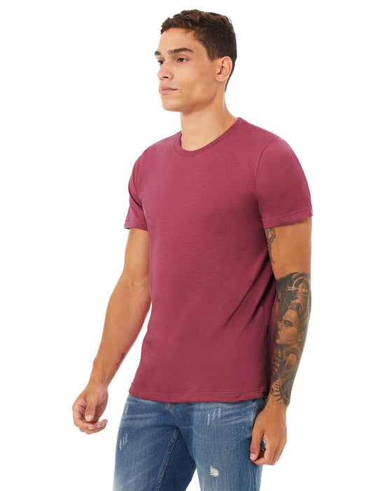 Right view of the Unisex Heather CVC T-Shirt